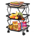 Kitchen Storage Rack Floor-Folding Vegetable Rack Multi-Layer Gap Vegetable And Fruit Basket Household Kitchen Storage Shelf